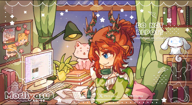 YCH Lo-Fi Girl by @Moriiyasu